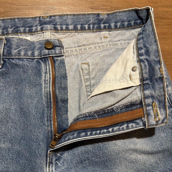 Carhartt B17-DST Work Jeans Men's 36x30 Relaxed Fit Med Wash Blue Cotton Denim - Picture 6 of 12